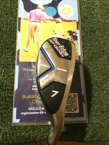 Tour Edge Hot Launch E522 Houdini Sole I-W 7 Iron Seniors Fubuki HL 55g Graphite