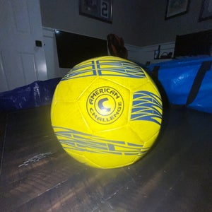 American Challenge Apex 90 Soccer Ball – Size 4 Yellow/Navy