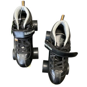 Used RollerDerby SLR Senior Roller Quad Skates Black Senior 7 11479-S000395365