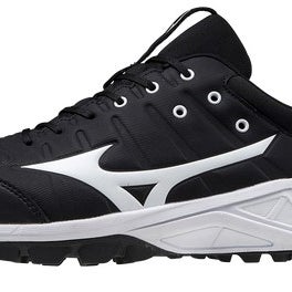 Black Men's Size M 9.0 (W 10.0) Adult Mizuno Low Top Turf Cleats (New)