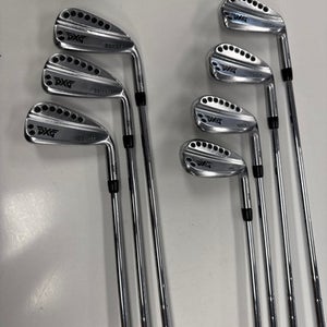 PXG (Used) Right Handed Men's Stiff Flex Steel Shaft Iron Set