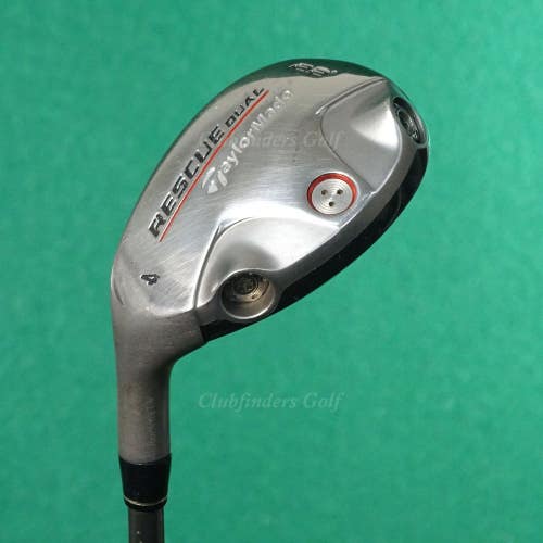 LH TaylorMade Rescue Dual 22 Hybrid 4 Iron Factory Ultralite 65 Graphite Stiff