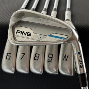 PING I 2015 IRON SET 5-W BLUE DOT