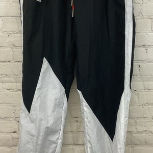 MOOLAH KICKS Women's Nylon Polyester Basketball Pants Black White S Small