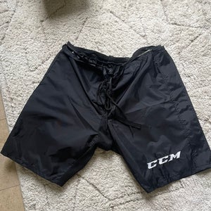 NHL Black New XL CCM Pro Stock Pant Shell