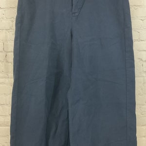 Calia WAX12386 Women's High Rise Kickback Wide Leg Pants Blue 16