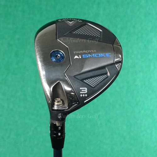 LH Callaway Paradym Ai Smoke Triple Diamond 15 3 Wood Graphite Extra Stiff & HC