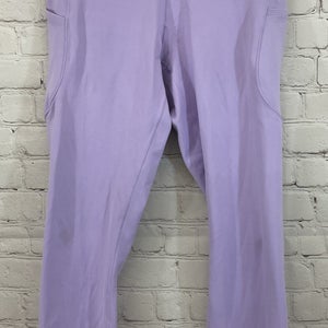 Nike FN3241-512 Women's DRI-FIT Compression Leggings Light Purple L Large