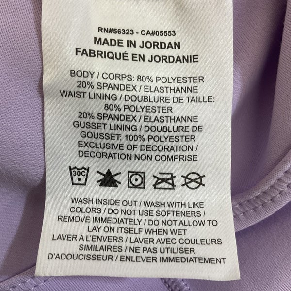 Nike FN3241-512 Women's DRI-FIT Compression Leggings Light Purple L Large