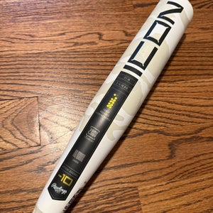 2025 Rawlings Icon Composite USSSA Certified Bat (-10) Composite 31" (Used)