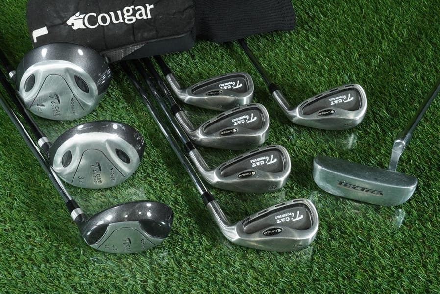 COUGAR TI CAT POWER SOLE 9 CLUB MENS GOLF SET 6-PW,1W,3W,4/5H