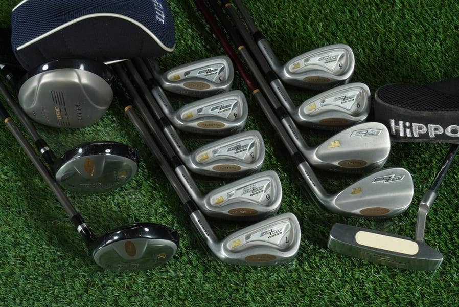 GOLDEN BEAR TRANZITION MENS GOLF SET, TF TI-350 DRIVER,3W,5W,3-PW