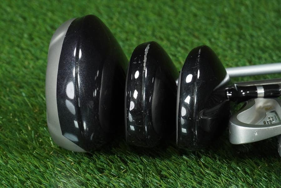 GOLDEN BEAR TRANZITION MENS GOLF SET, TF TI-350 DRIVER,3W,5W,3-PW