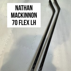Senior(2x)Left MacKinnon 70 Flex ProBlackStock™ Unbranded Pro Stock Hockey Sticks (Extra lites)