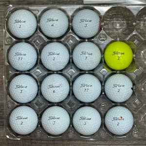 15 Titleist Pro V1 Golf Balls - 5A MINT CONDITION, 2024-2025 Model