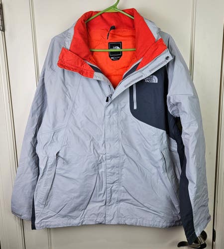 North Face Jacket Carto Triclimate Hyvent Coat Men's Size: XL Shell Only Gray