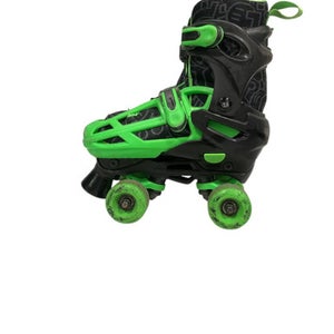 Used RollerDerby ROLLER DERBY Junior Roller Quad Skates Green Adjustable 11847-S000026743