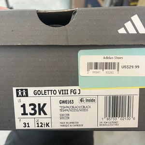 Pink Kids  sIze 13 Adidas Goletto VIII Molded Cleats Cleats (New)