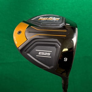 Tour Edge Hot Launch E525 9 Driver Mamiya Helium 60 Graphite Stiff w/ HC