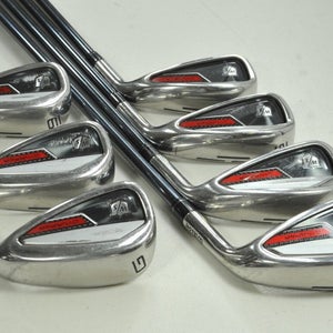 Wilson Dynapower 2023 5-PW,GW Iron Set Senior Flex Right Recoil Graphite #188126