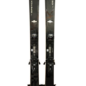 Used 2025 Elan Ripstick Black Edition 102 Skis With Bindings Size: 175 (Option USKI250337)