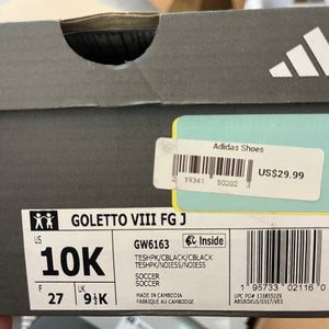 Pink Kids Size 10  Adidas Goletto VIII Molded Cleats Cleats (New)