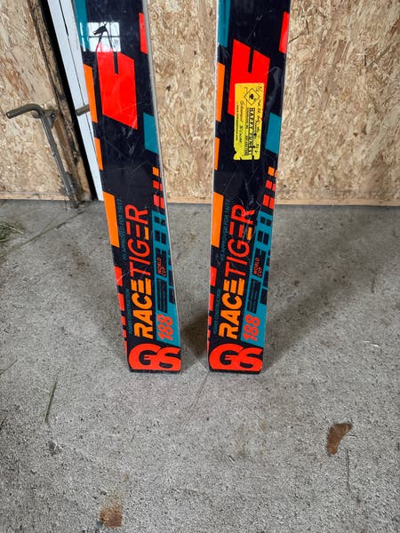 FIS Volkl 188 cm Racing Racetiger GS Skis With Bindings Max