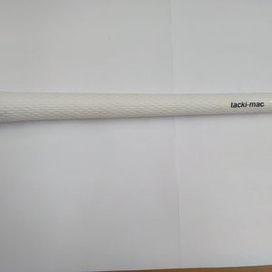 Tacki-Mac Itomic White with Black Cap Grip (White, Standard) 60R 48g NEW