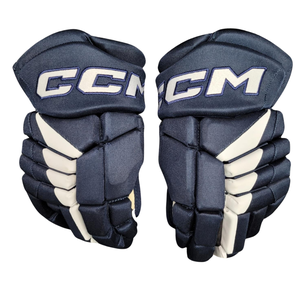 CCM Jetspeed Navy/White Pro Stock Gloves 14"