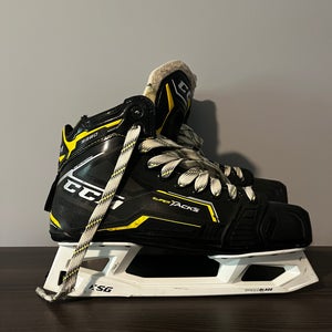 CCM Super Tacks Goalie Skates (broken blade holder!)