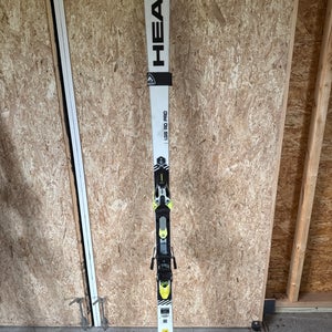 FIS HEAD 191 cm  27 M Racing World Cup Rebels i.GS RD Skis With Bindings Max Din 16 (Used)