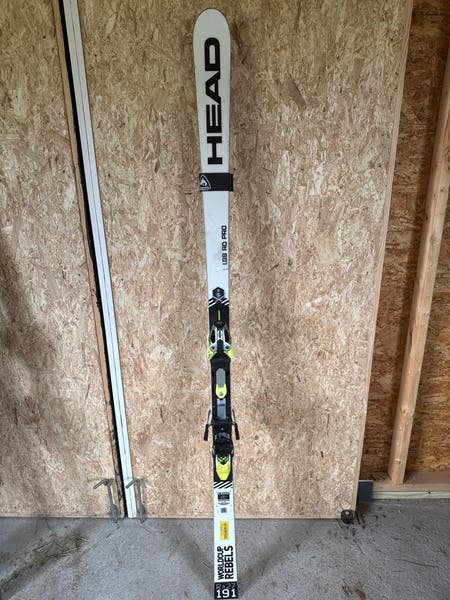 FIS HEAD 191 cm 27 M Racing World Cup Rebels i.GS RD Skis With