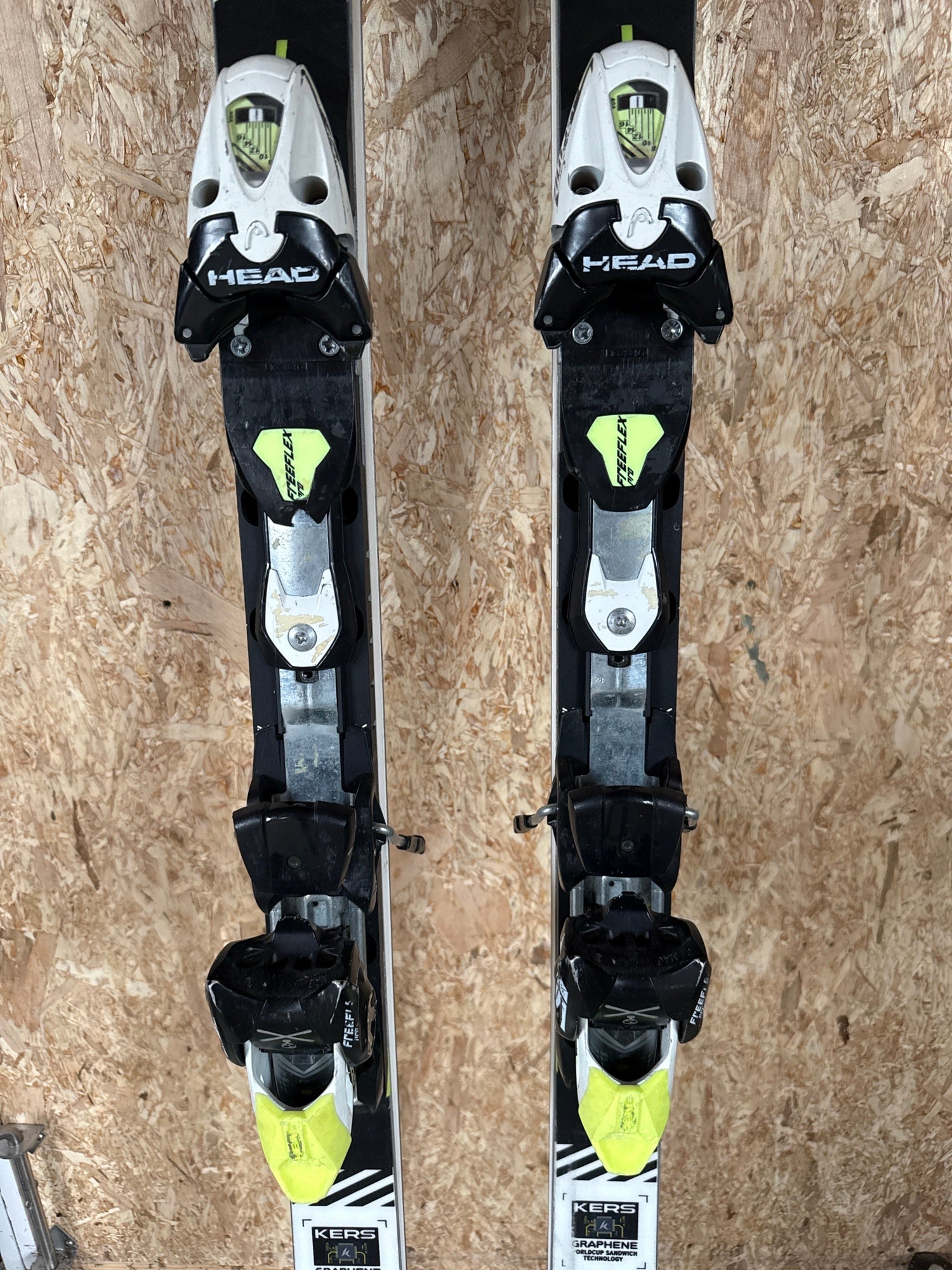Used Kid's HEAD 165cm Racing World Cup i.GS Team Skis With Head