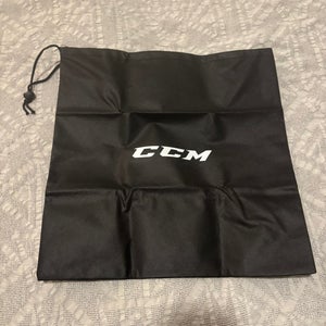 CCM Hockey Helmet Bag Black 16.5” x 16.5” New without Tags