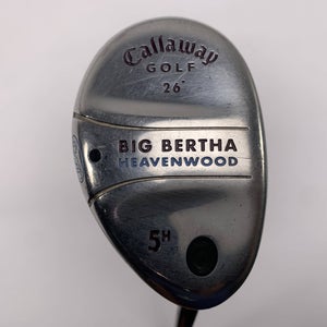 Callaway Big Bertha Heavenwood 5 Hybrid 26* Gems 55 55g Ladies RH