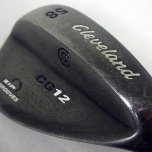 Cleveland CG12 Black Pearl Lob Wedge 58* 12* (Steel) 2 Dot CG 12 Golf Club