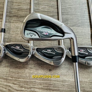 Callaway Steelhead XR Iron Set 4-PW / XP Steel, Regular Flex (424)