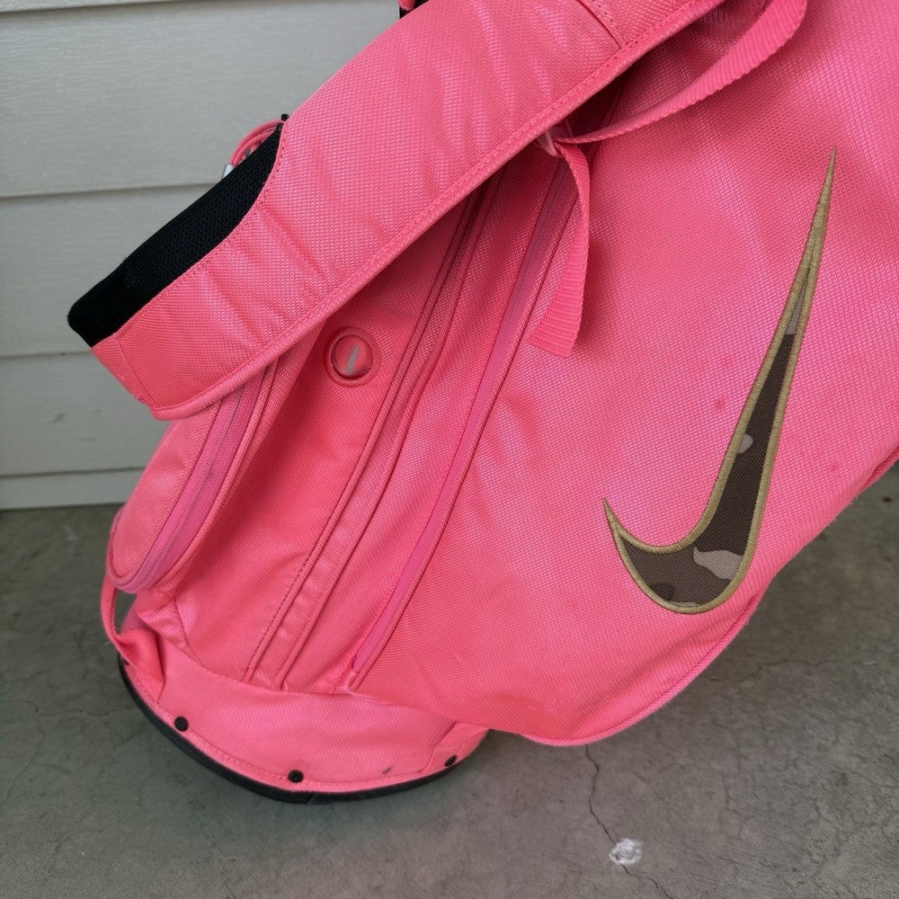 hot pink nike golf bag