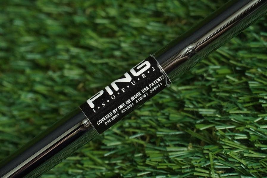 PING KARSTEN ZING 2i ISOPUR 2 BLADE PUTTER 35 STEEL SHAFT RH BLACK