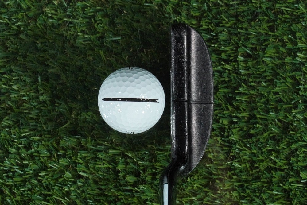 Putter Integra Balata Face – 35.5 Pouces, Manche Acier, Droitier, Original
