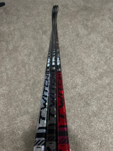 NEW! 3 Back Senior Bauer Twitch Silver, Red, And Black ColorP92, 70 Flex, LH