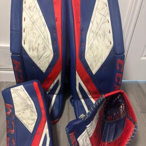 34+1 Custom CCM Premier II Pro Regular Goalie Full Set Pro Stock (Used)