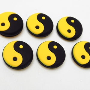 *NEW* LOT OF 6:  WILSON "YIN / YANG" VIBRATION DAMPENERS FOR TENNIS RACQUETS
