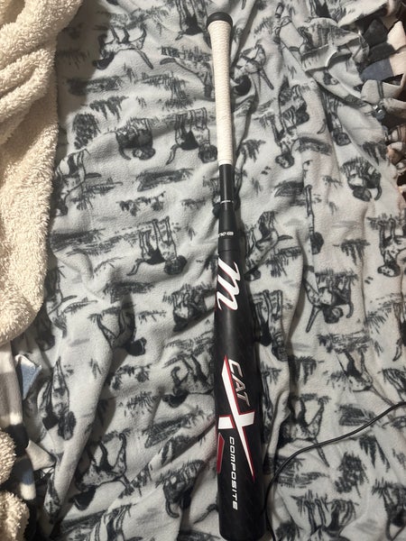 Batte Baseball Marucci CATX2 VICE -3 BBCOR 33/30 Oz – Noire, Légèrement Usée