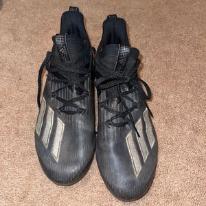 Men's  Size M 9.5 (W 10.5) Adidas Low Top adizero Molded Cleats (Used)