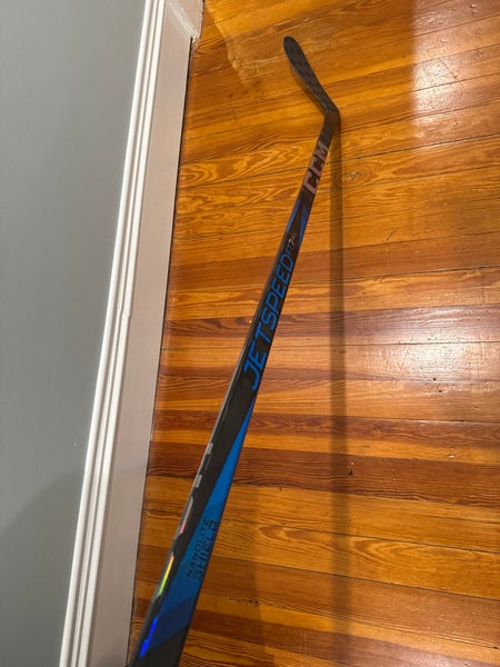 Blue Senior CCM Jetspeed FT7 Pro Left Hand Hockey Stick (New)