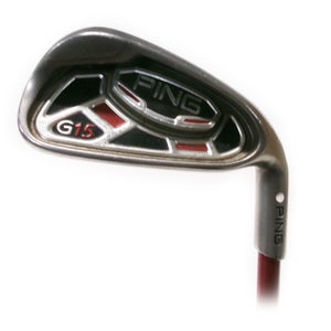 Ping G15 Single 6 Iron White Dot Graphite Ping TFC 149i Soft Regular Flex