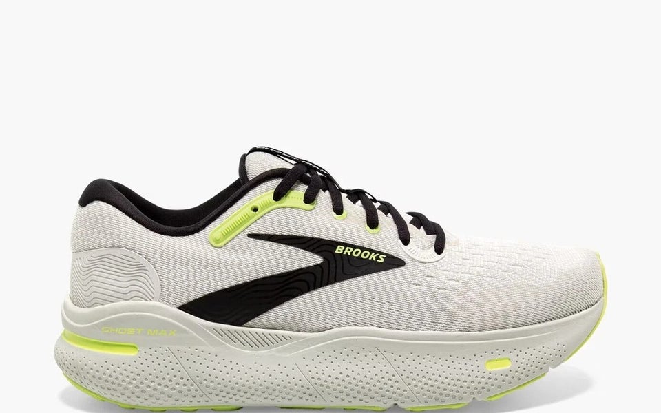 Brooks Ghost Max 110406-1D-071 Sneakers Men US 7 Gray Low Top Running Shoes RTN7