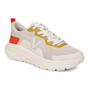 Vionic Walk Max I8711M1-102 Sneaker Women's 9 Cream Tangerine Tango Shoes PQ334