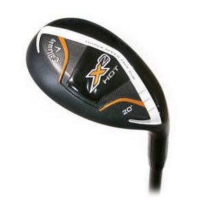 Callaway X2 Hot Pro 20* Hybrid/Rescue Graphite Aldila Tour Green 75 Stiff Flex